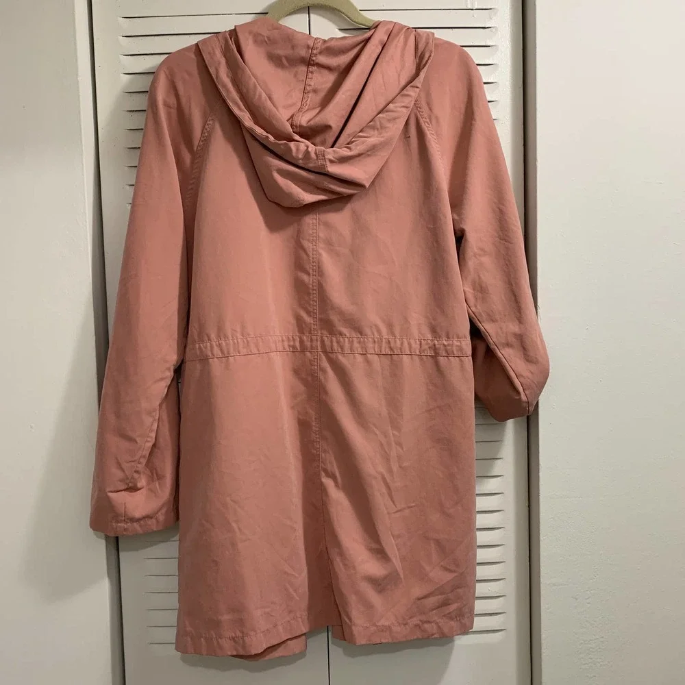 Love Tree Lightweight Trench Coat Blush Size Large - Picture 6 of 9